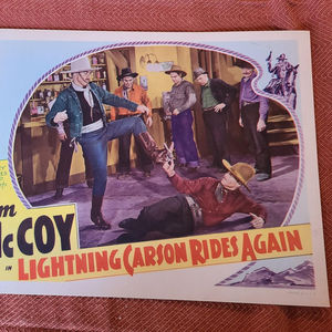 Lightning Carson Rides Again - Western Lobby Cards