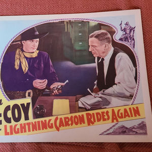 Lightning Carson Rides Again - Western Lobby Cards