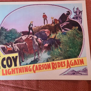 Lightning Carson Rides Again - Western Lobby Cards