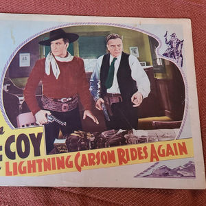 Lightning Carson Rides Again - Western Lobby Cards