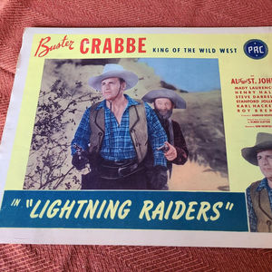 Lightning Raiders - Western Lobby Cards