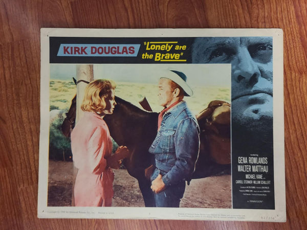 Lonely Are The Brave - General Lobby Cards