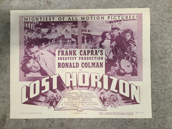 Lost Horizon - Title Cards