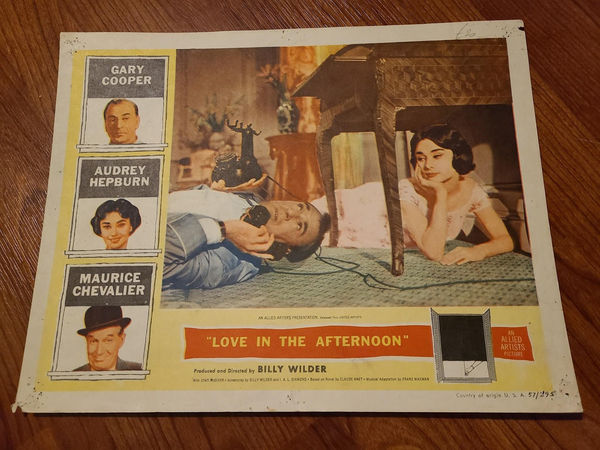 Love In The Afternoon - General Lobby Cards