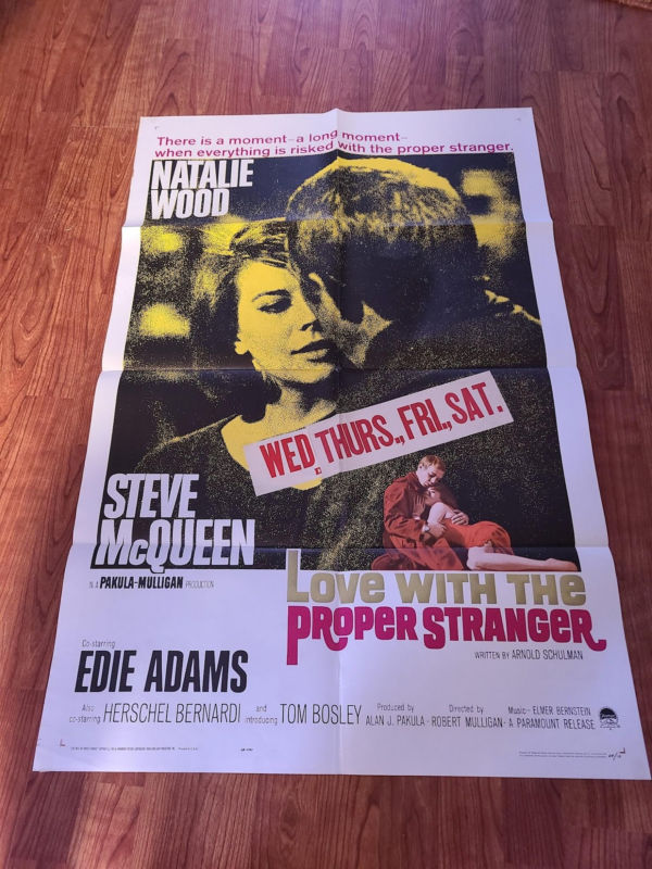 Love With The Proper Stranger - 1 Sheets/US