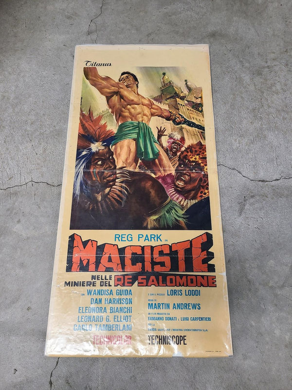 Maciste in King Solomon's Mines - Locodina