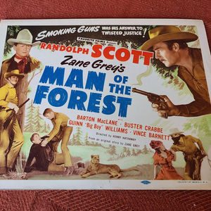 Man Of The Forest - Western Lobby Cards