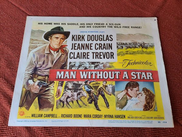 Man Without a Star - Western Lobby Cards