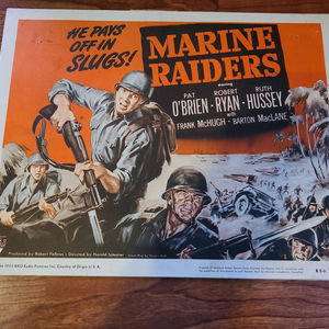 Marine Raiders - Military/Aviation Lobby Cards