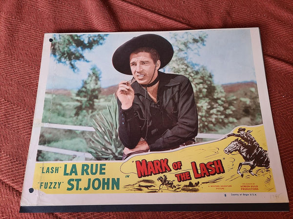 Mark Of The Lash - Western Lobby Cards