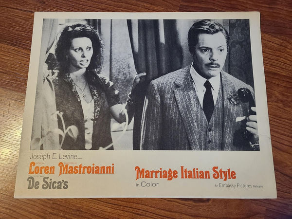 Marriage Italian Style - General Lobby Cards