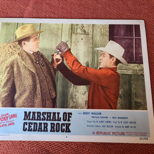 Marshal Of Cedar Rock - Western Lobby Cards