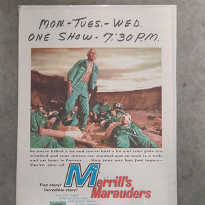 Merrill's Marauders - Window Cards