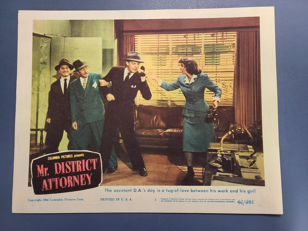 Mr. District Attorney - General Lobby Cards