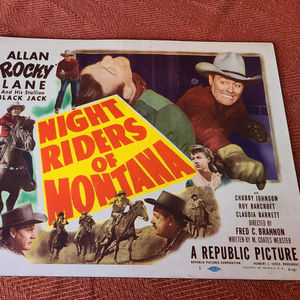 Night Riders Of Montana - Western Lobby Cards