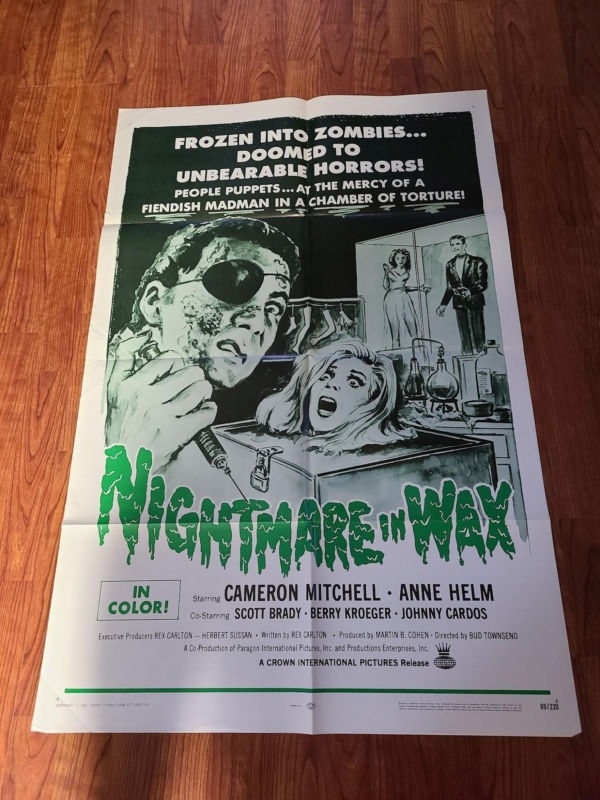 Nightmare in Wax - 1 Sheets/US