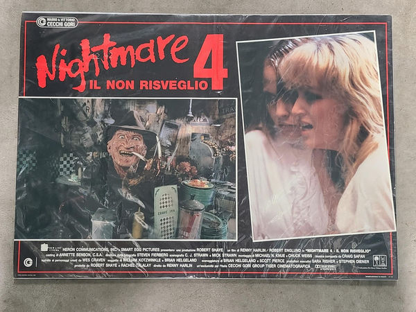 Nightmare On El Street 4; Dream Master - Fotobusta