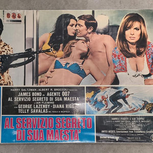 On Your Majesty's Secret Service - Fotobusta