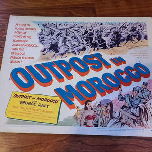 Outpost In Morcco - Military/Aviation Lobby Cards