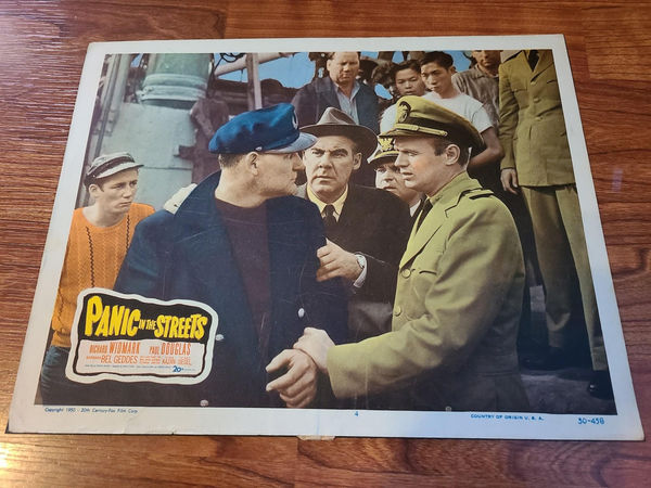 Panic In The Streets - Military/Aviation Lobby Cards