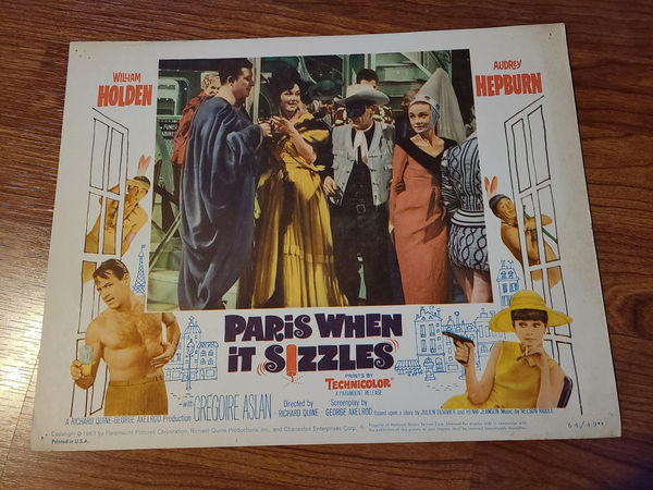 Paris When It Sizzles - General Lobby Cards