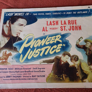 Pioneer Justice - Western Lobby Cards