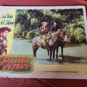 Pioneer Justice - Western Lobby Cards