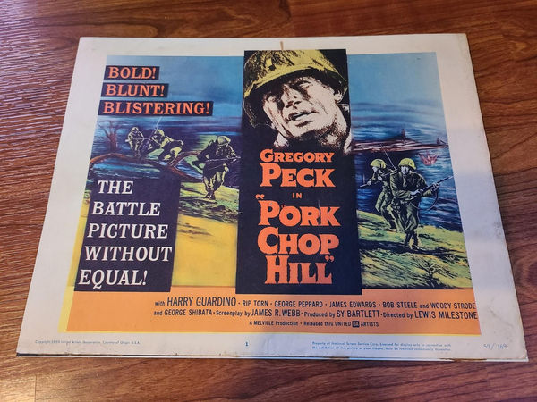 Pork Chop Hill - Military/Aviation Lobby Cards