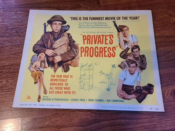 Private's Progress - Military/Aviation Lobby Cards