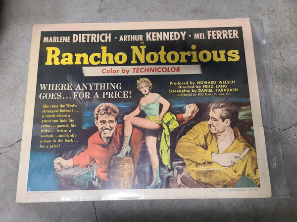 Rancho Notorious - Half Sheets