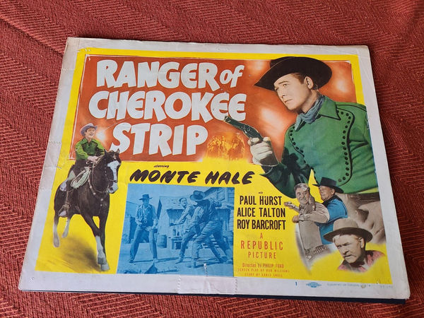 Ranger Of Cherokee Strip - Western Lobby Cards