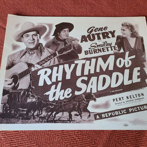 Rhythm Of The Saddle - Western Lobby Cards