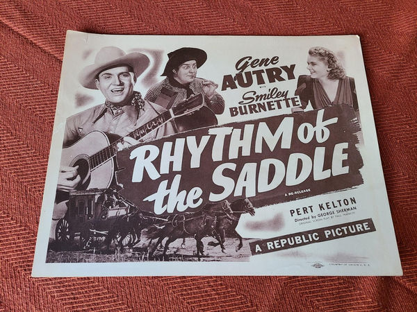 Rhythm Of The Saddle - Western Lobby Cards