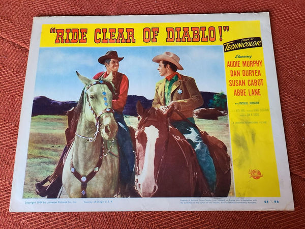 Ride Clear Of Diablo - Western Lobby Cards