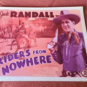 Riders From Nowhere - Western Lobby Cards