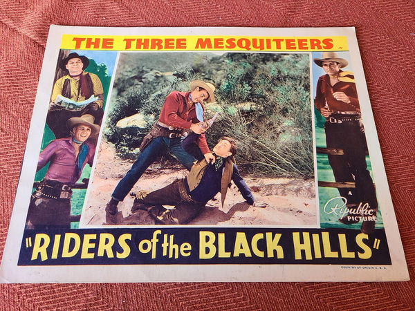 Riders Of The Black Hills - Western Lobby Cards