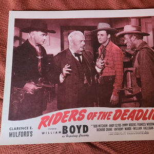 Riders of The Deadline - Western Lobby Cards