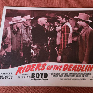 Riders of The Deadline - Western Lobby Cards