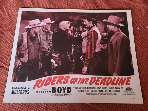 Riders of The Deadline - Western Lobby Cards