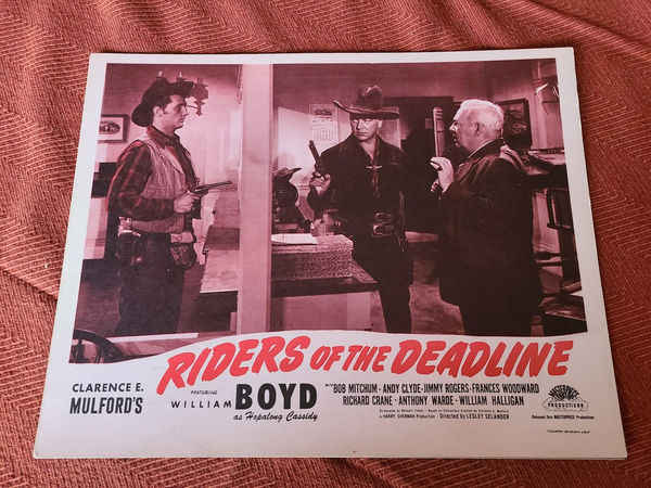 Riders of The Deadline - Western Lobby Cards