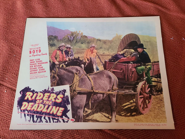 Riders Of The Deadline - Western Lobby Cards