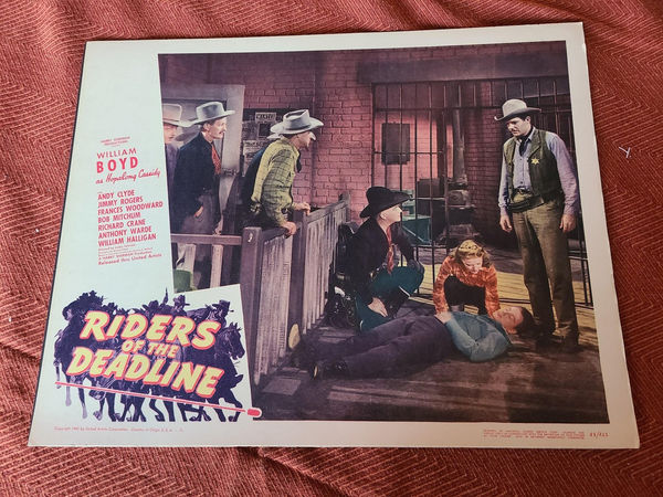 Riders Of The Deadline - Western Lobby Cards