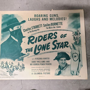 Riders of the Lone Star - Half Sheets