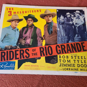 Riders Of The Rio Grande - Western Lobby Cards