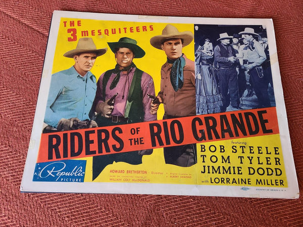 Riders Of The Rio Grande - Western Lobby Cards