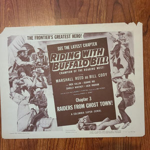 Riding With Buffalo Bill - Serial Lobby Cards