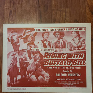 Riding With Buffalo Bill - Serial Lobby Cards