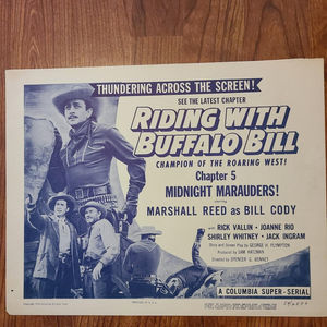 Riding With Buffalo Bill - Serial Lobby Cards