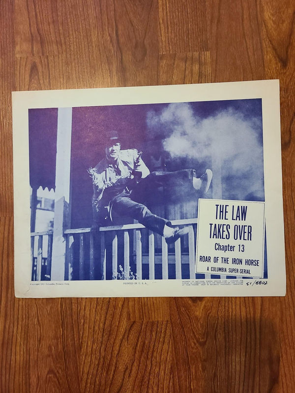 Roar Of The Iron Horse - Serial Lobby Cards