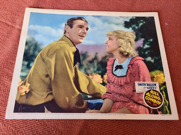 Roll Along Cowboy - Western Lobby Cards